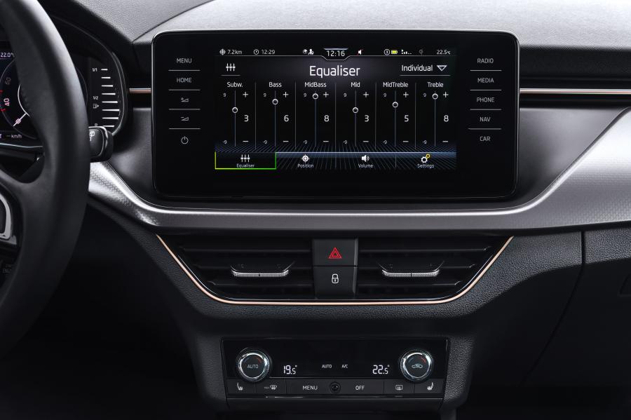 Детали интерьера Skoda Kamiq 2019 года  (WW) (фото 69 из 217)